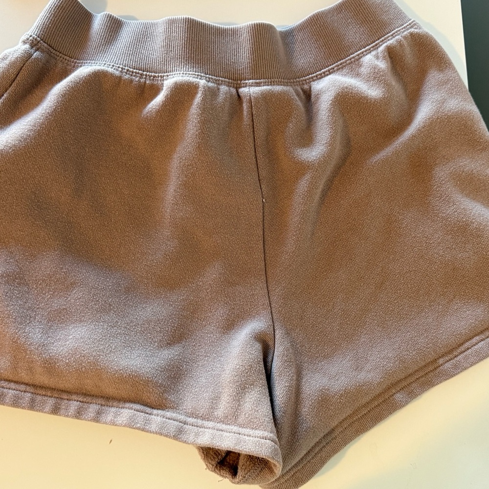 Victoria’s Secret Cotton High-Rise Fleece Lace-Up Shorts - Picture 6 of 9